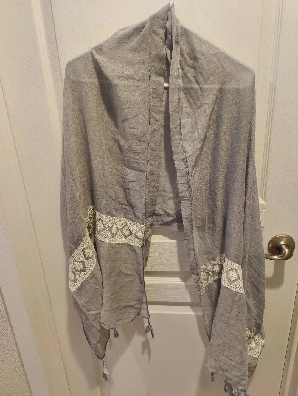 Light Gray Scarf